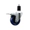 Service Caster 3.5'' SS Solid Poly Swivel 1-1/2'' Expanding Stem Caster Total Lock Brake SCC-SSEXTTL20S3514-SPUS-112 - alternate 1